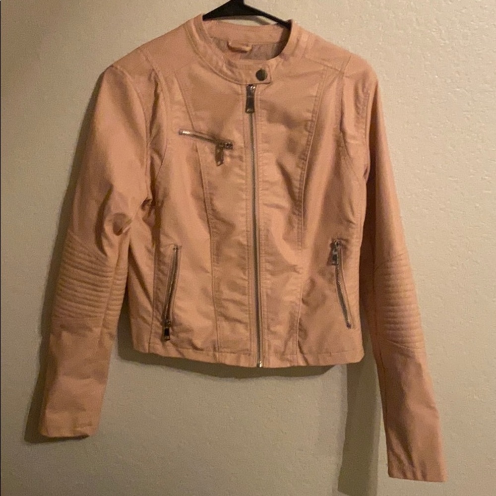 I’m selling a vegan leather jacket.